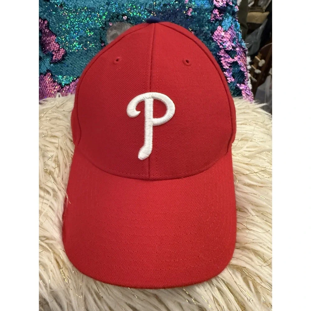 Vintage 90s Philadelphia Phillies Hat Cap Snapback OS Twins Enterprise NWT MLB